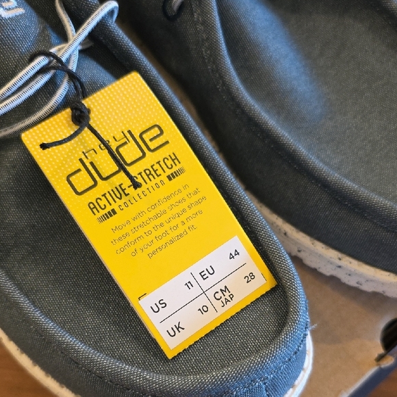 Hey Dude Wally Stretch Aqua Casual Shoes - Picture 3 of 4